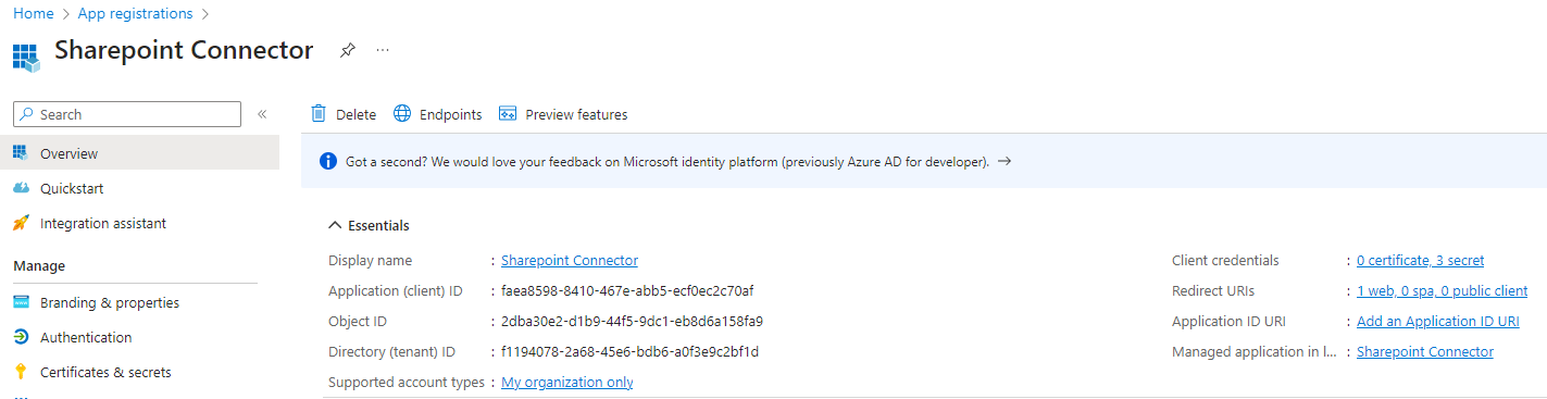 Azure App IDs