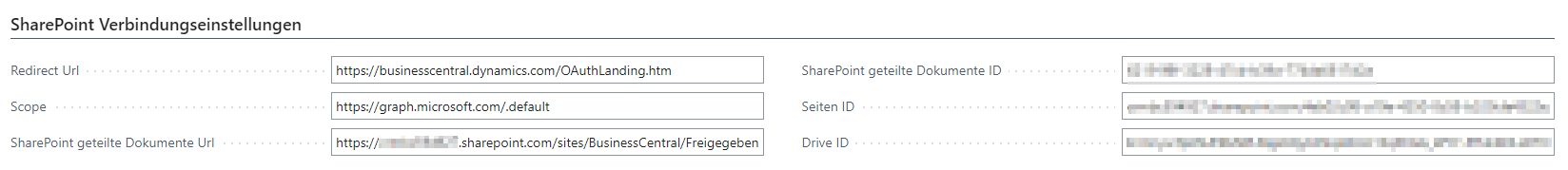 Verbindungseinstellungen