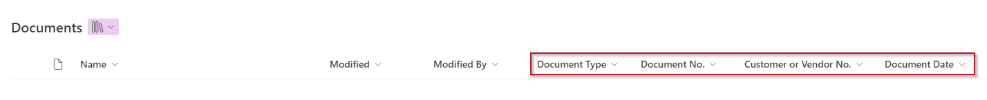 Spalten hinzugefügt