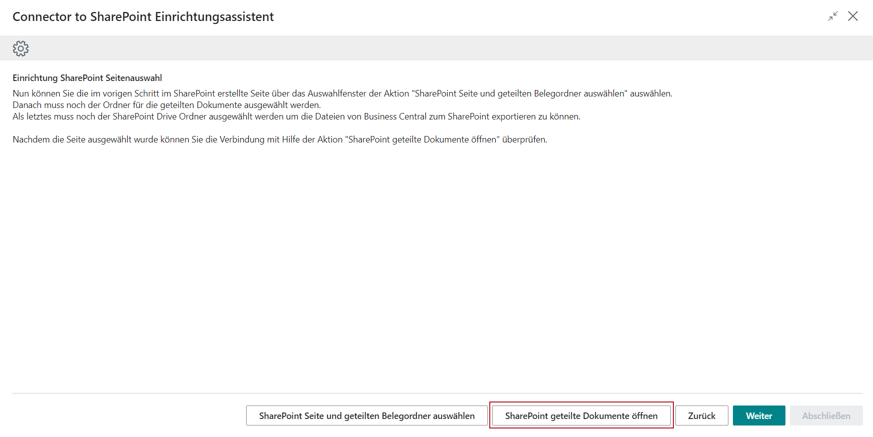 Open shared documents