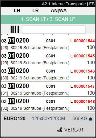 A2.1 Open move orders