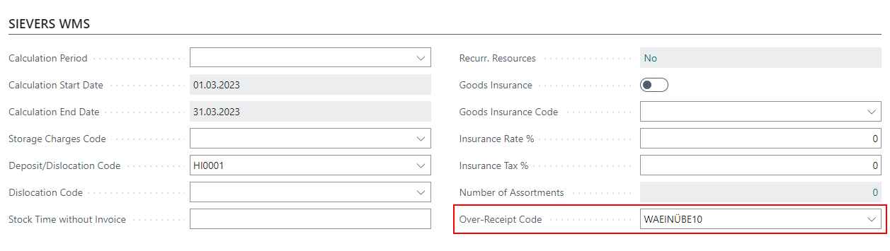 New field in customer card