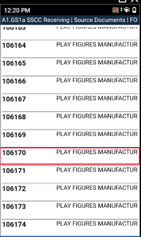 The list of source documents